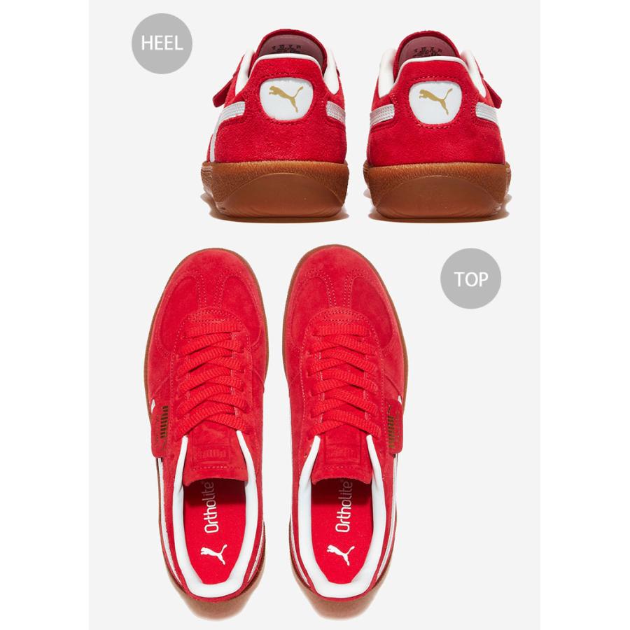 PUMA（プーマ） スニーカー PALERMO 396463-58 パレルモ RED WHITE
