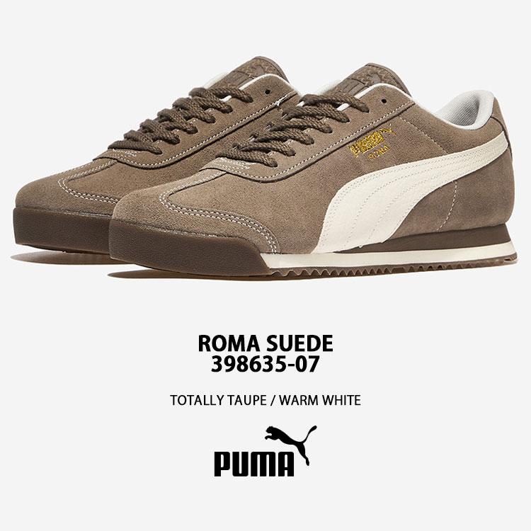 PUMA プーマ スニーカー ROMA SUEDE 398635-07 シューズ TAUPE