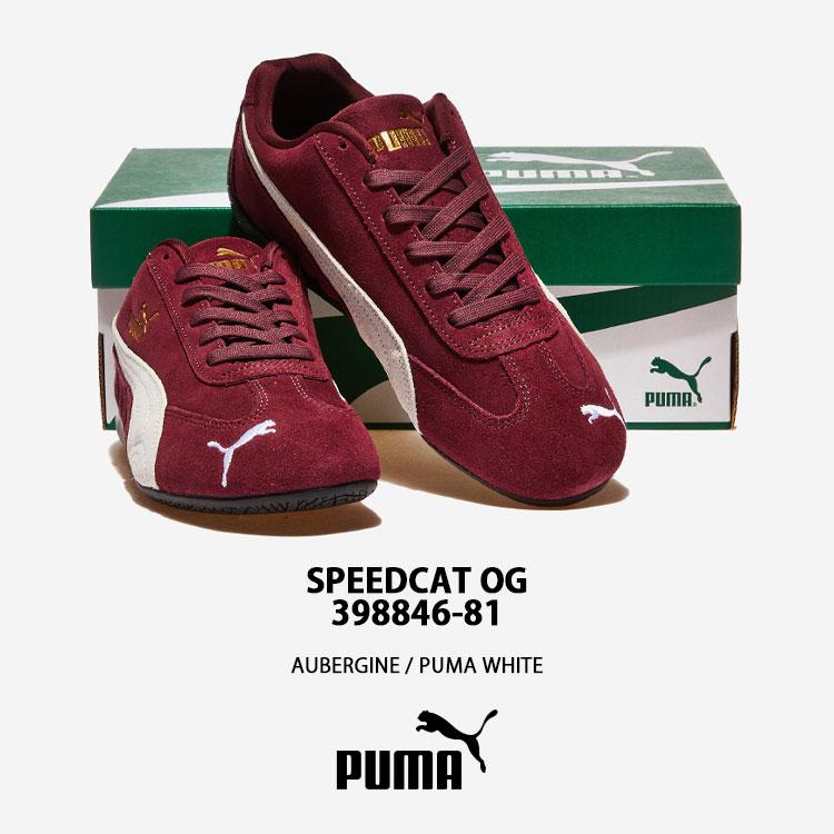 PUMA プーマ スニーカー SPEEDCAT OG 398846-81 BURGUNDY WHITE