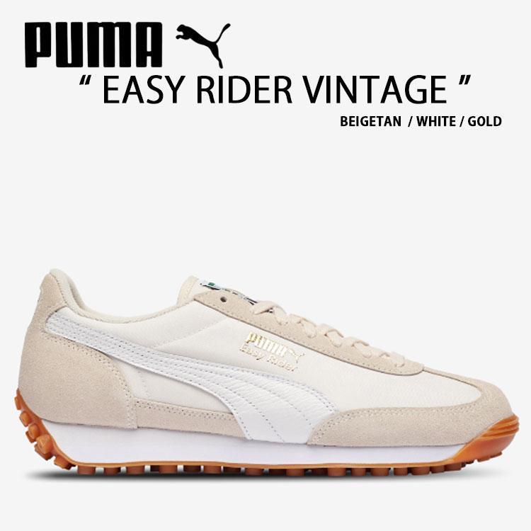 PUMA プーマ スニーカー EASY RIDER VINTAGE BEIGETAN WHITE PUMA プーマ スニーカー EASY RIDER VINTAGE BEIGETAN WHITE