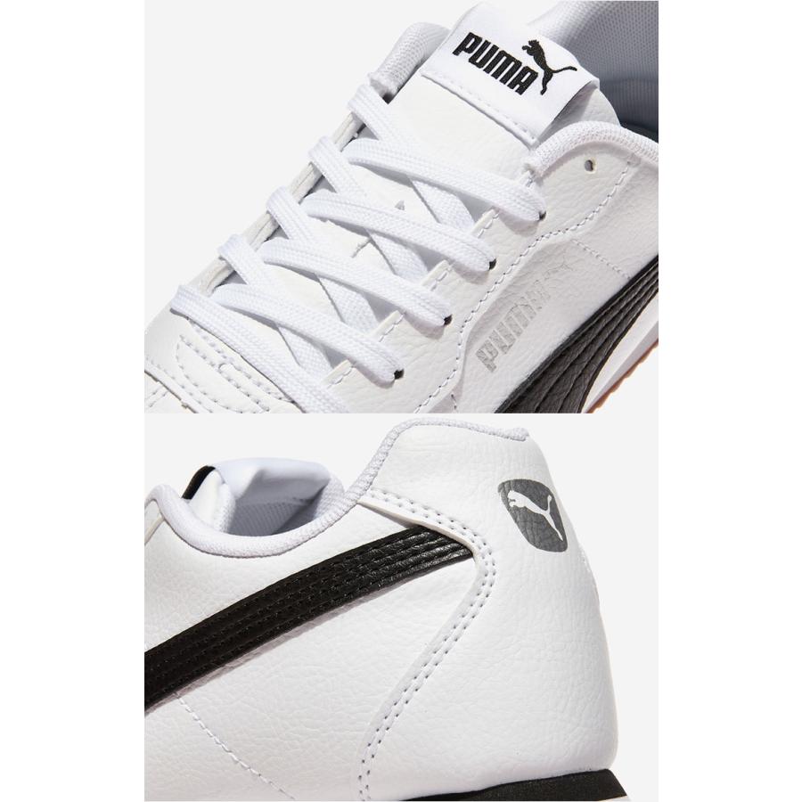 PUMA（プーマ） スニーカー TURINO II T トリノ2 WHITE BLACK GRAY