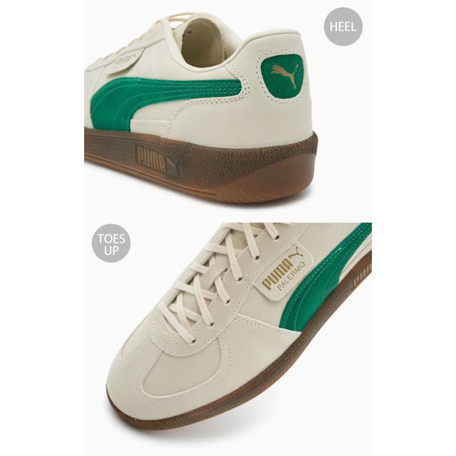 PUMA（プーマ） スニーカー PALERMO AGED 402854-05 ALPINE SNOW GREEN