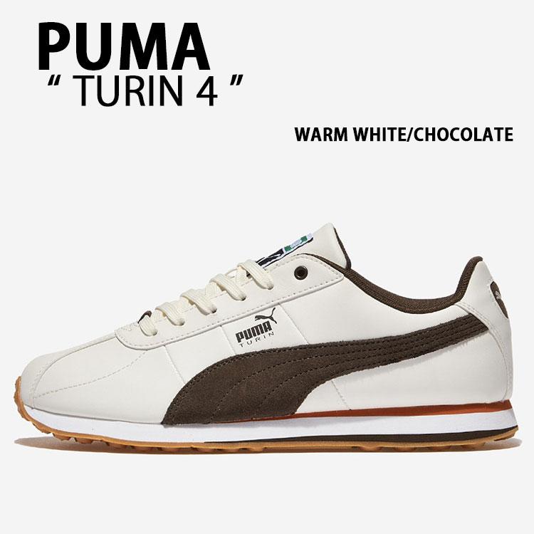 PUMA（プーマ） スニーカー TURIN 4 WHITE BROWN 403825-01 シューズ