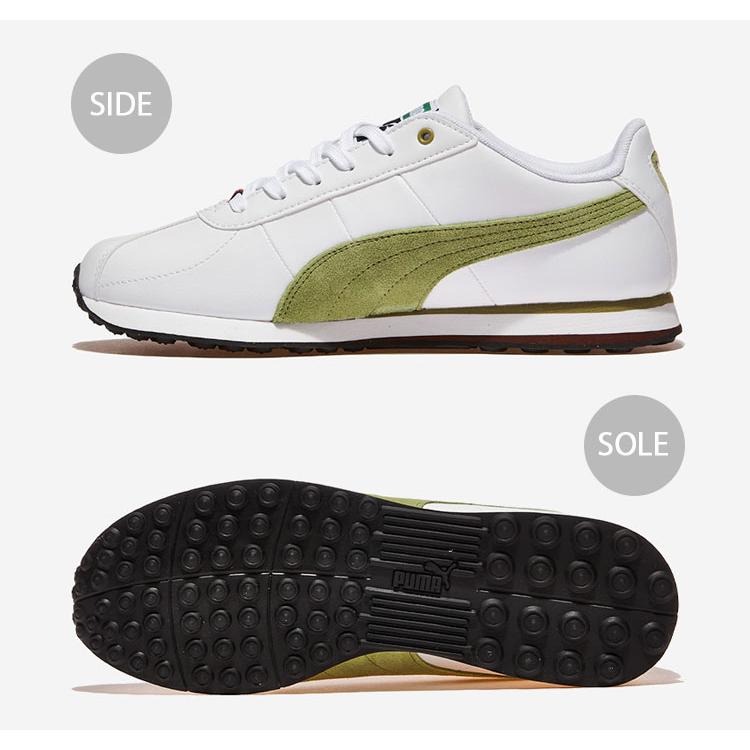 PUMA★スニーカー PUMA プーマ スニーカー TURIN 4 WHITE GREEN 403825-02