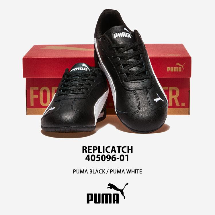 PUMA（プーマ） スニーカー REPLICATCH BLACK WHITE 405096-01