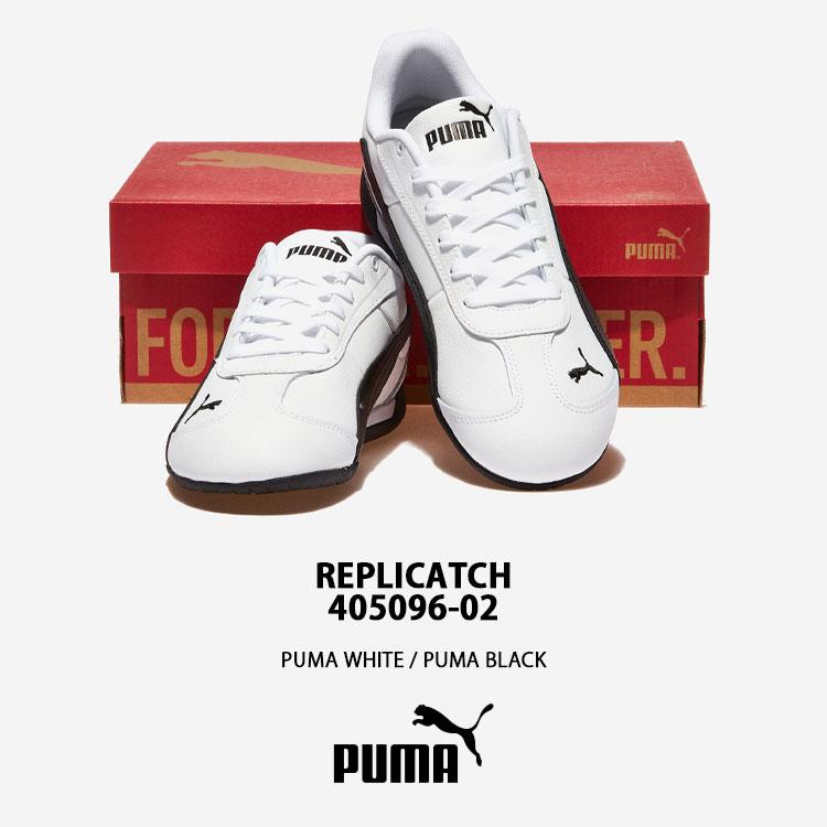 PUMA（プーマ） スニーカー REPLICATCH WHITE BLACK 405096-02