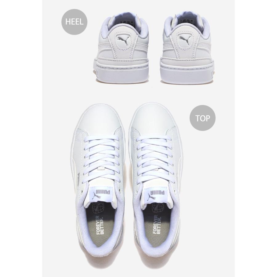 PUMA プーマ スニーカー Vikky v3 Lthr ビッキー v3 レザー PUMA WHITE PUMA SILVER PKI38311502 PUMA（プーマ） スニーカー Vikky v3 Lthr ビッキー v3 レザー PUMA