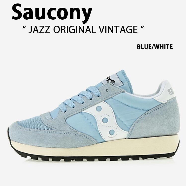 Saucony サッカニー スニーカー JAZZ ORIGINAL VINTAGE S6036841 BLUE WHITE シューズ ジャズ