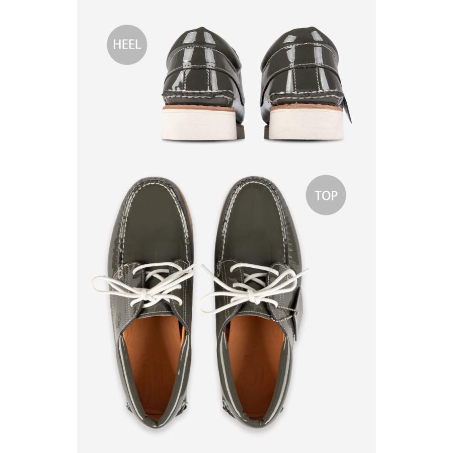 【極美品】Timberland 3eye（25）デッキシューズ　グレー Timberland（ティンバーランド） デッキシューズ 3アイ(3eye) ラグ