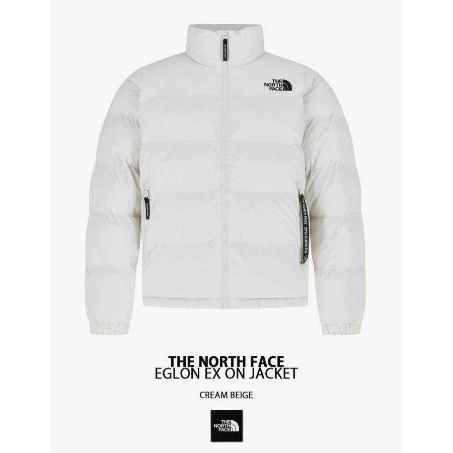 THE NORTH FACE ノースフェイス ダウンジャケット EGLON EX ON JACKET エグロンジャケット パディングジャケット CREAM BLACK スタンドネック NJ3NR50J/K_5