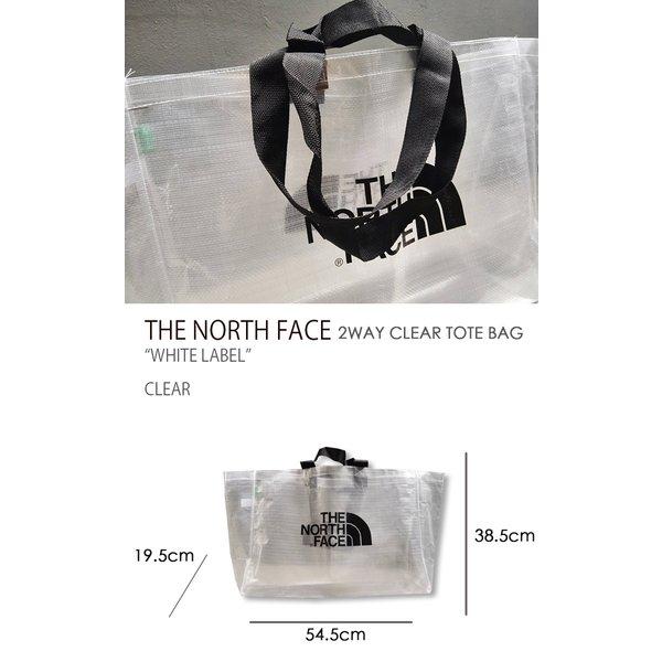 THE NORTH FACE ノースフェイス エコバッグ 2WAY CLEAR TOTE BAG トートバッグ クリア ブラック ショッピングバッグ ビッグバッグ 大容量|a-dot|04