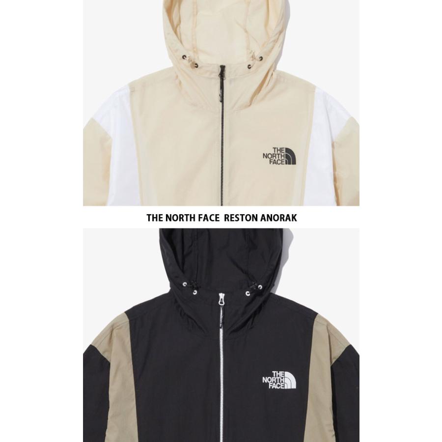 THE NORTH FACE ノースフェイス マウンテンパーカー RESTON ANORAK アノラックパーカー ハーフジップパーカー BLACK BEIGE アノラックジャケット NA3LP01K/L｜a-dot｜03