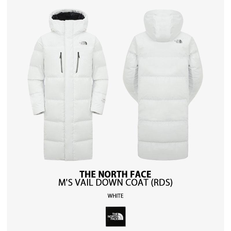 THE NORTH FACE ノースフェイス ダウンジャケット M'S VAIL DOWN COAT RDS ベイル ダウンコート ブラック ホワイト フード付き メンズ レディース NC1DR69A/Bの画像