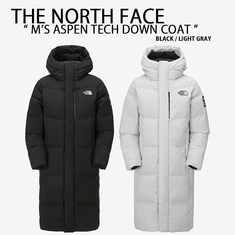 THE NORTH FACE ノースフェイス ダウンコート M'S ASPEN TECH DOWN COAT ロングダウン ベンチコート コート  ダウンジャケット BLACK LIGHT GRAY NC2DN65A/B :tnf-nc2dn65:セレクトショップ a-dot - 通販 -