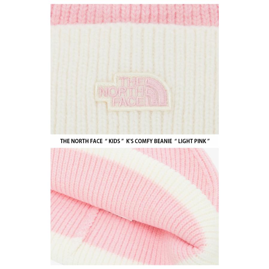 THE NORTH FACE ノースフェイス キッズ ニット帽 KIDS K'S COMFY BEANIE コンフィ ビーニー 帽子 ニットキャップ キャップ ロゴ 子供用 NE3BR52R/S/T/Uの画像