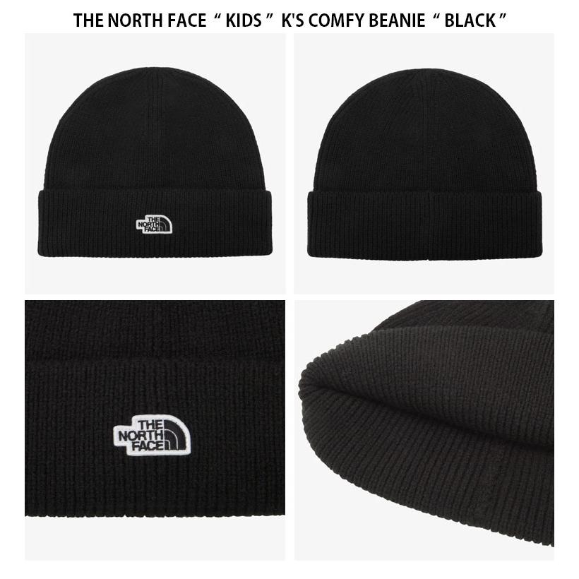 THE NORTH FACE ノースフェイス キッズ ニット帽 KIDS K'S COMFY BEANIE コンフィ ビーニー 帽子 ニットキャップ キャップ ロゴ 子供用 NE3BR52R/S/T/Uの画像