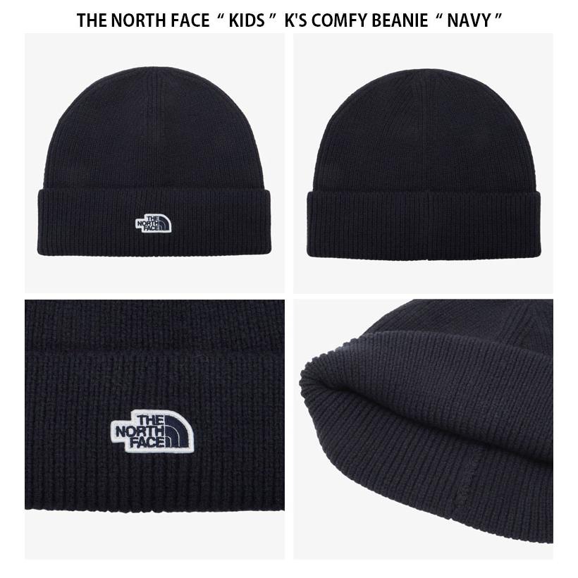 THE NORTH FACE ノースフェイス キッズ ニット帽 KIDS K'S COMFY BEANIE コンフィ ビーニー 帽子 ニットキャップ キャップ ロゴ 子供用 NE3BR52R/S/T/Uの画像