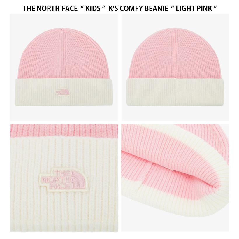 THE NORTH FACE ノースフェイス キッズ ニット帽 KIDS K'S COMFY BEANIE コンフィ ビーニー 帽子 ニットキャップ キャップ ロゴ 子供用 NE3BR52R/S/T/Uの画像