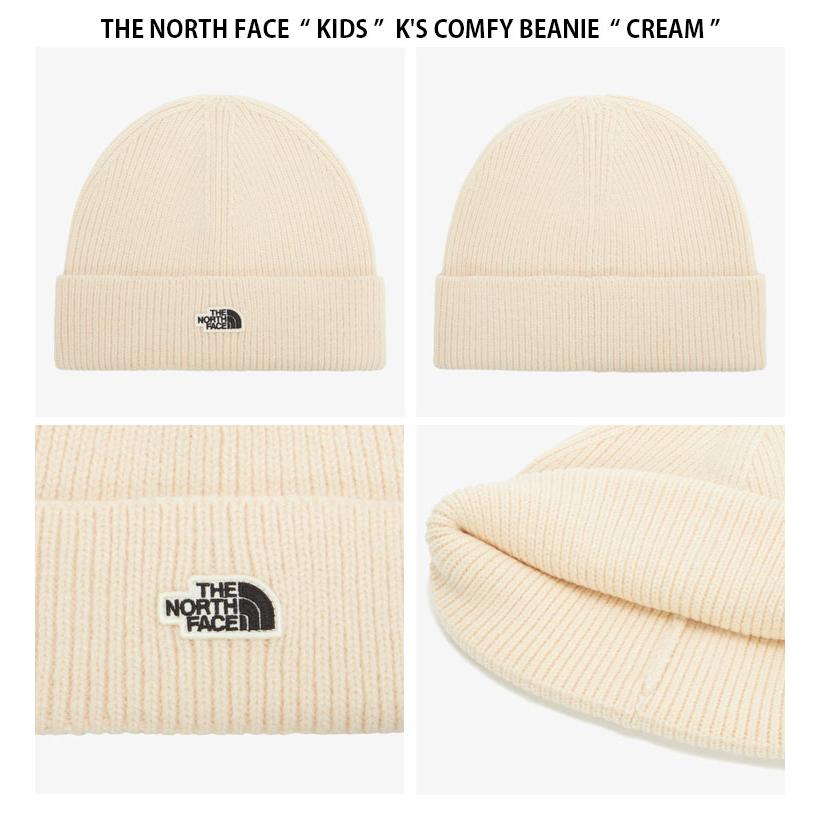 THE NORTH FACE ノースフェイス キッズ ニット帽 KIDS K'S COMFY BEANIE コンフィ ビーニー 帽子 ニットキャップ キャップ ロゴ 子供用 NE3BR52R/S/T/Uの画像
