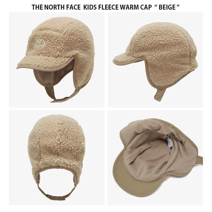 THE NORTH FACE ノースフェイス キッズ キャップ KIDS FLEECE WARM CAP フリース ウォーム キャップ イヤーマフ 帽子 耳あて 子供用 NE3CN53R/S/T/U NE3CP52T/Uの画像