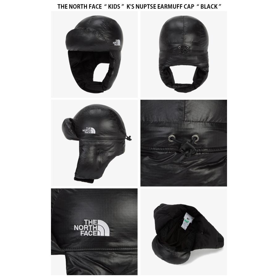 THE NORTH FACE ノースフェイス キッズ フライトキャップ KIDS K'S NUPTSE EARMUFF CAP ヌプシ イヤーマフ キャップ パディング 帽子 子供用 NE3CQ50R/S/Tの画像
