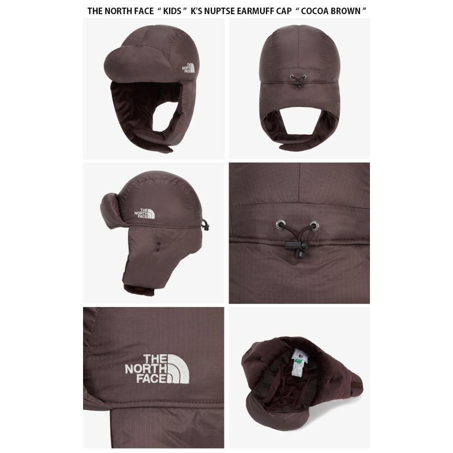 THE NORTH FACE ノースフェイス キッズ フライトキャップ KIDS K'S NUPTSE EARMUFF CAP ヌプシ イヤーマフ キャップ パディング 帽子 子供用 NE3CQ50R/S/Tの画像