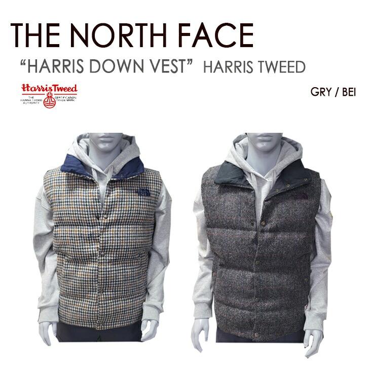 THE NORTH FACE ノースフェイス ダウンベスト HARRIS DOWN VEST HARRIS TWEED NI1DJ79 THE NORTH FACE（ザ ノースフェイス） ノースフェイス ダウンベスト