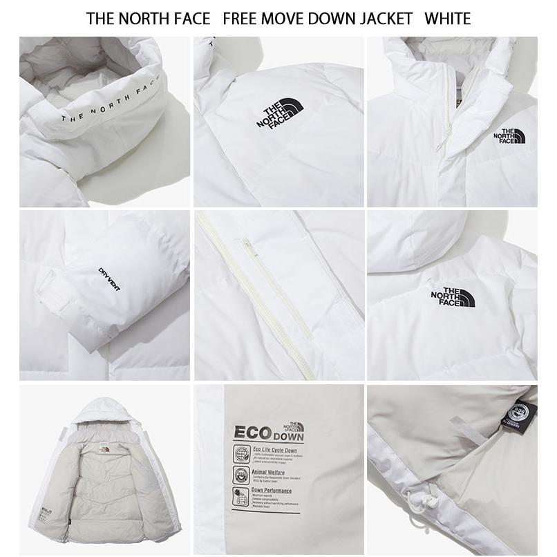 【即納商品あり/国内配送】THE NORTH FACE ノースフェイス ダウンジャケット FREE MOVE DOWN JACKET ダウン ジャケット BLACK WHITE GRAY NJ1DN52K/J/L｜a-dot｜04