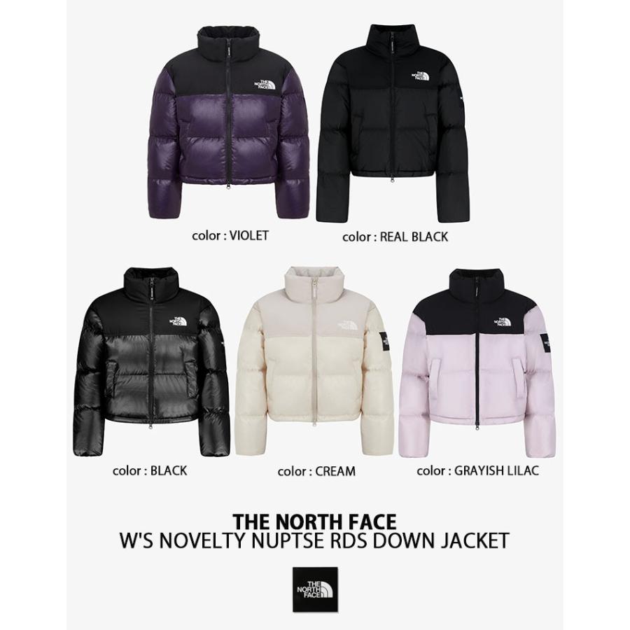 THE NORTH FACE ノースフェイス レディース ダウンジャケット W'S NOVELTY NUPTSE RDS DOWN JACKET ノベルティ ヌプシダウン クロップ丈 短め丈 NJ1DR85 NJ1DQ85の画像