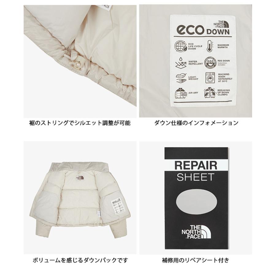 THE NORTH FACE ノースフェイス レディース ダウンジャケット W'S NOVELTY NUPTSE RDS DOWN JACKET ノベルティ ヌプシダウン クロップ丈 短め丈 NJ1DR85 NJ1DQ85の画像