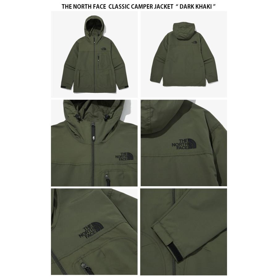 新品未使用THE NORTH FACE NJ3BN58　ダークカーキ Lサイズ ノースフェイス 新品 マウンテンパーカーNJ3BN58 カーキ 薄手 大きめ