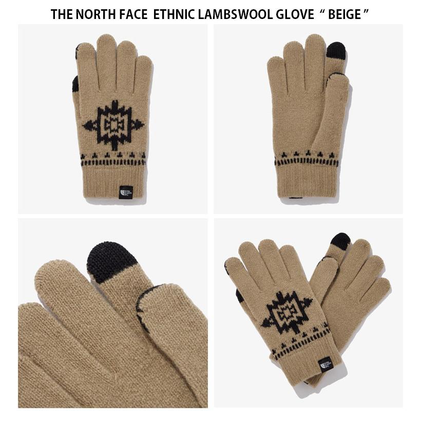 THE NORTH FACE ノースフェイス 手袋 ETHNIC LAMBSWOOL GLOVE エスニック ラムウール グローブ てぶくろ ニット NJ3GN60A/C/E THE NORTH FACE（ザ ノースフェイス） ノースフェイス 手袋 ETHNIC