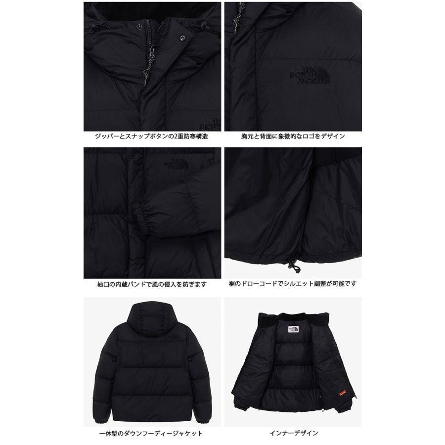 THE NORTH FACE ノースフェイス ダウンジャケット TON ON BALL HOODIE ダウンスタイル ダウンパーカー BLACK IVORY CHARCOAL NJ3NR62 NJ3NQ50 THE NORTH FACE（ザ ノースフェイス） ノースフェイス ダウン