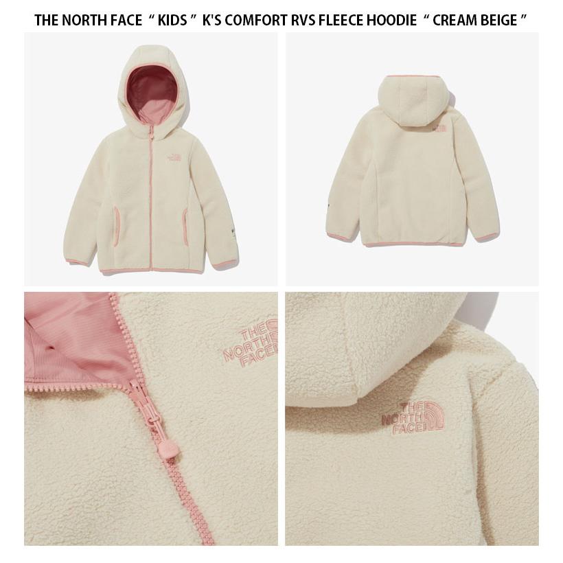 THE NORTH FACE ノースフェイス キッズ フリースジャケット K'S COMFORT RVS FLEECE HOODIE コンフォート リバーシブル フリース フーディ 子供用 NJ4FN59S/T｜a-dot｜05