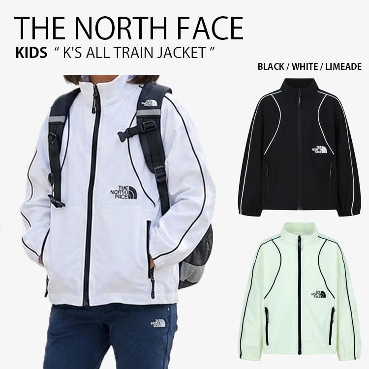 【ザ・ノースフェイス】ジャージ　ナイロンジャケット　黒　刺繍ロゴ　美品　L e THE NORTH FACE（ザ ノースフェイス） ノースフェイス キッズ ナイロン