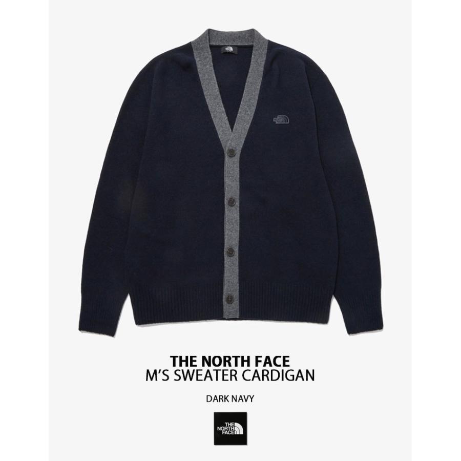 【韓国限定】ノースフェイス CARDIGAN カーディガン ダークネイビー　S THE NORTH FACE（ザ ノースフェイス） ノースフェイス カーディガン