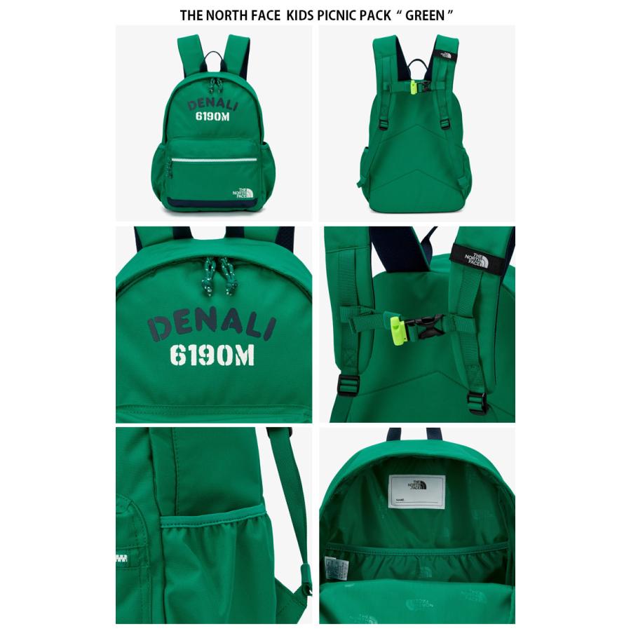 The North Face キッズリュック 緑と青 THE NORTH FACE ノースフェイス キッズ リュック KIDS PICNIC