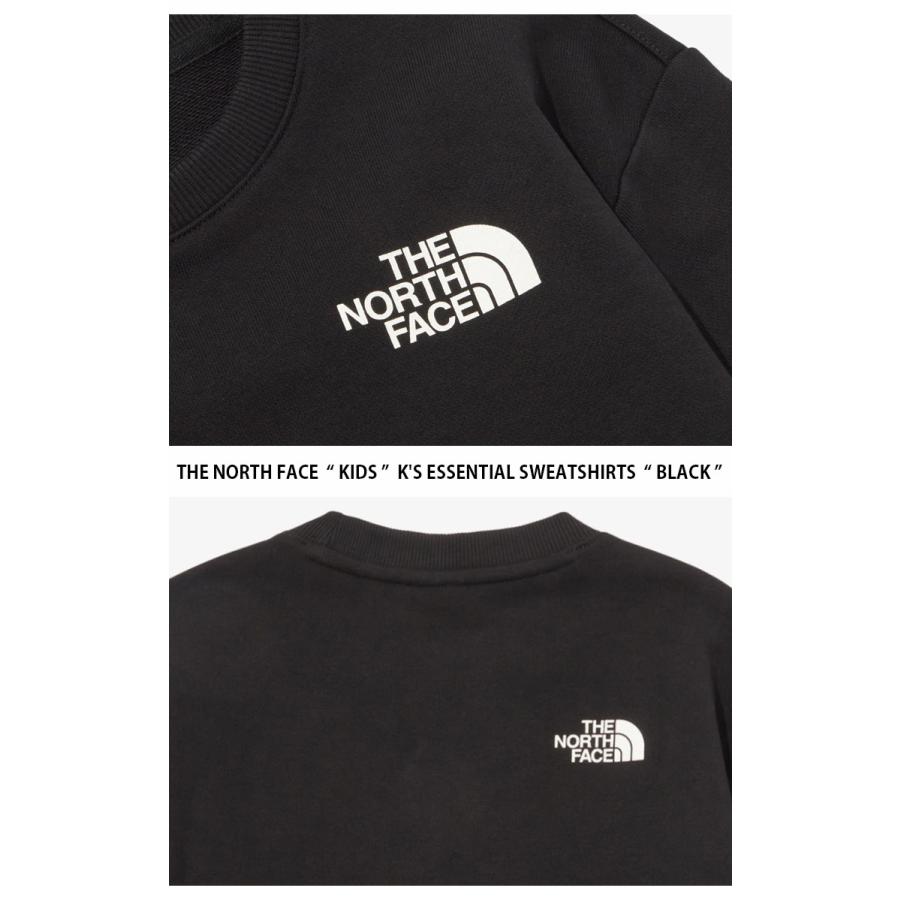 THE NORTH FACE ノースフェイス キッズ スウェット K'S ESSENTIAL SWEATSHIRTS エッセンシャル スウェットシャツ 長袖 トレーナー 子供用 NM5MP02S/T/U/V/W｜a-dot｜08