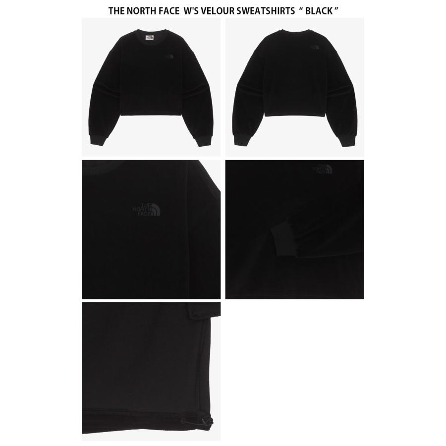 THE NORTH FACE ノースフェイス レディース スウェット W’S VELOUR SWEATSHIRTS トレーナー 長袖 プルオーバー 女性用 NM5MQ80J/K THE NORTH FACE（ザ ノースフェイス） ノースフェイス レディース