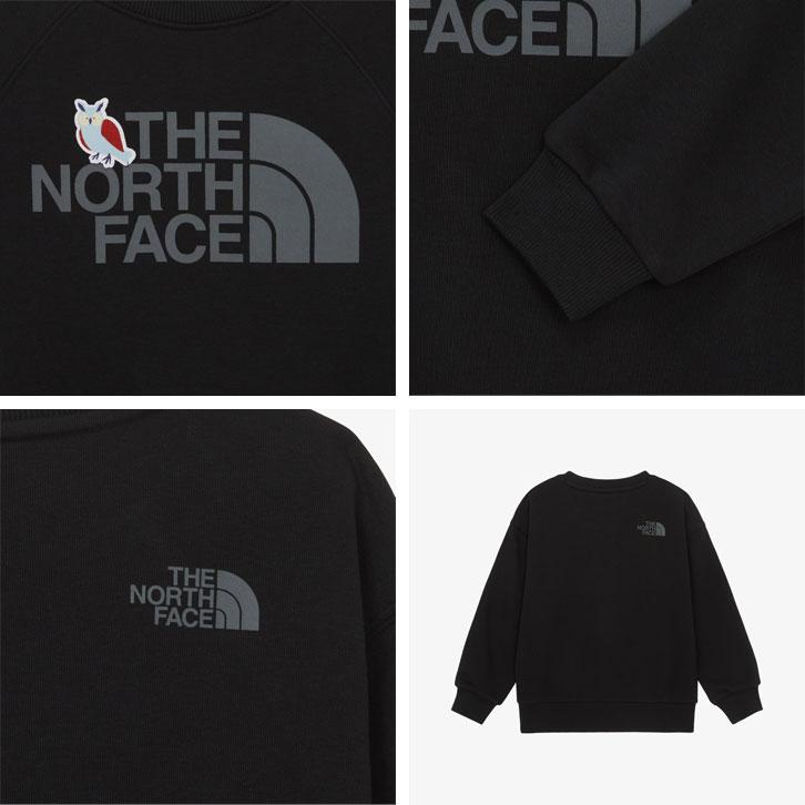 THE NORTH FACE ノースフェイス キッズ トレーナー K'S ANI-MATE SWEATSHIRTS アニ-メイト スウェットシャツ 長袖 ロゴ 男の子 女の子 子供用 NM5MR55S/T/U/V_6