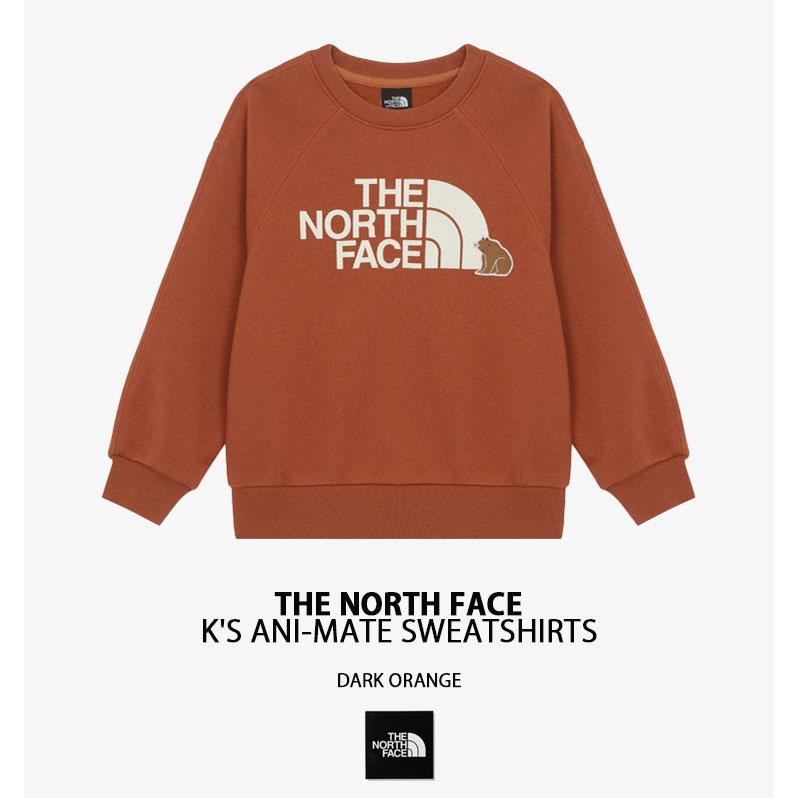 THE NORTH FACE ノースフェイス キッズ トレーナー K'S ANI-MATE SWEATSHIRTS アニ-メイト スウェットシャツ 長袖 ロゴ 男の子 女の子 子供用 NM5MR55S/T/U/V_7