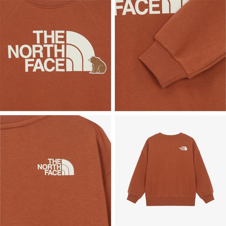 THE NORTH FACE ノースフェイス キッズ トレーナー K'S ANI-MATE SWEATSHIRTS アニ-メイト スウェットシャツ 長袖 ロゴ 男の子 女の子 子供用 NM5MR55S/T/U/V_8