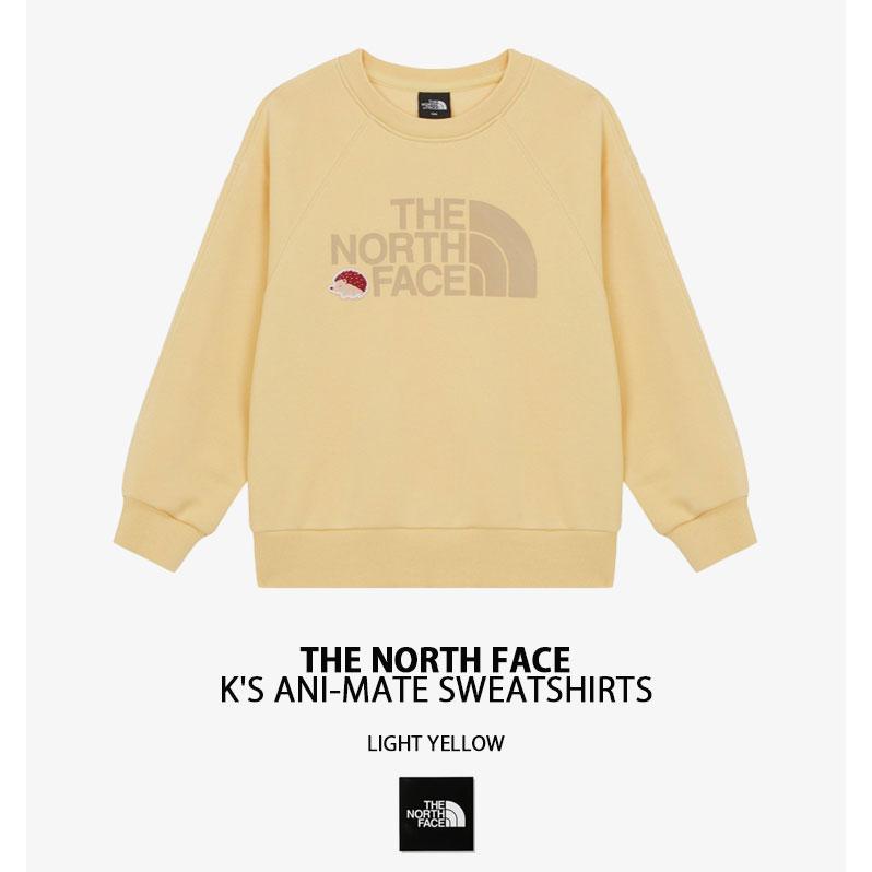 THE NORTH FACE ノースフェイス キッズ トレーナー K'S ANI-MATE SWEATSHIRTS アニ-メイト スウェットシャツ 長袖 ロゴ 男の子 女の子 子供用 NM5MR55S/T/U/V_11