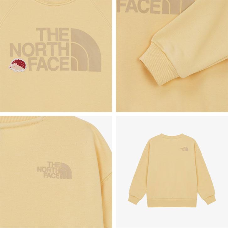 THE NORTH FACE ノースフェイス キッズ トレーナー K'S ANI-MATE SWEATSHIRTS アニ-メイト スウェットシャツ 長袖 ロゴ 男の子 女の子 子供用 NM5MR55S/T/U/V_12