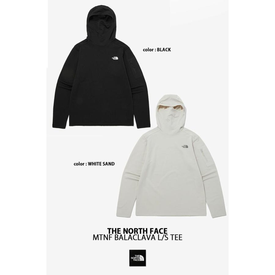 THE NORTH FACE ノースフェイス パーカー TNF BALACLAVA L/S TEE バラクラバ バラクラバパーカー BLACK WHITE スウェットパーカー フード マスク NM5PP60A/B_3