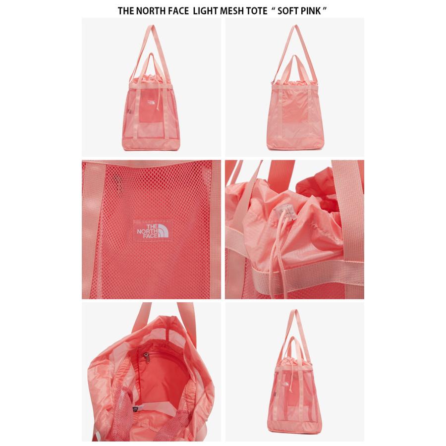 THE NORTH FACE ノースフェイス ショルダーバッグ LIGHT MESH TOTE トートバッグ エコバッグ メッシュ バッグ メンズ レディース NN2PM13B/C｜a-dot｜03