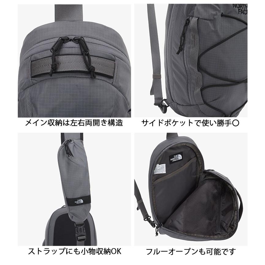 ノースフェイス ボディバッグ スリング ショルダーバッグ 11L 黒白 タグ付 THE NORTH FACE（ザ ノースフェイス） ノースフェイス ショルダー
