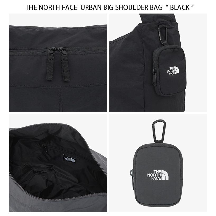 THE NORTH FACE ノースフェイス 三日月型 バッグ ショルダーバッグ URBAN BIG SHOULDER BAG 三日月バッグ スメッセンジャーバッグ BLACK CHARCOAL SAND NN2PQ15｜a-dot｜08