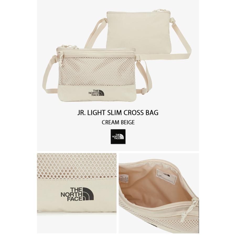 THE NORTH FACE ノースフェイス キッズバッグ ジュニアバッグ JR. LIGHT SLIM CROSS BAG クロスバッグ 肩掛けバッグ BLACK CREAM LAVENDER NN2PR02R/S/T_6