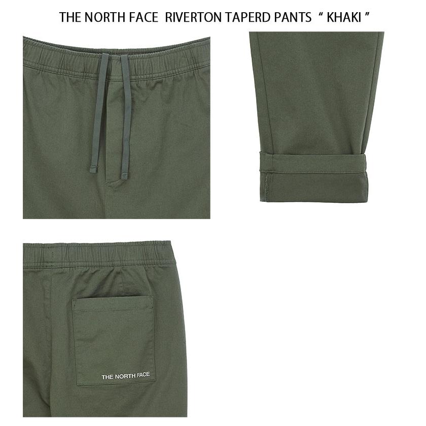 M 新品 ノースフェイス ロゴ刺繍 ストレッチ テーパードパンツ チノパン THE NORTH FACE（ザ ノースフェイス） ノースフェイス テーパード